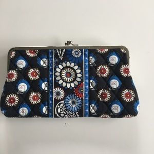 Vera Bradley kiss lock wallet